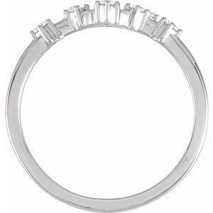 14K White Gold 1/5 CTW Natural Diamond Cancer Constellation Ring