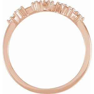 14K Rose Gold 1/5 CTW Natural Diamond Scorpio Constellation Ring