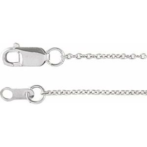 14K White Gold Natural Turquoise Sideways Cross 6 1/2-7 1/2" Bracelet