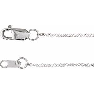 Sterling Silver 1/8 CTW Rose-Cut Natural Diamond Sideways Cross 6 1/2-7 1/2" Bracelet – image 3