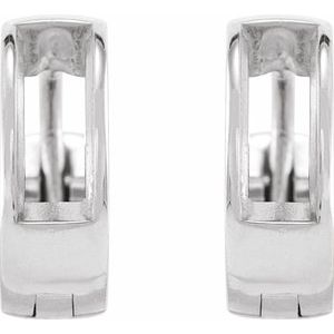 Sterling Silver 2 mm Round Channel-Set 10 mm Hoop Earring Mounting – image 2