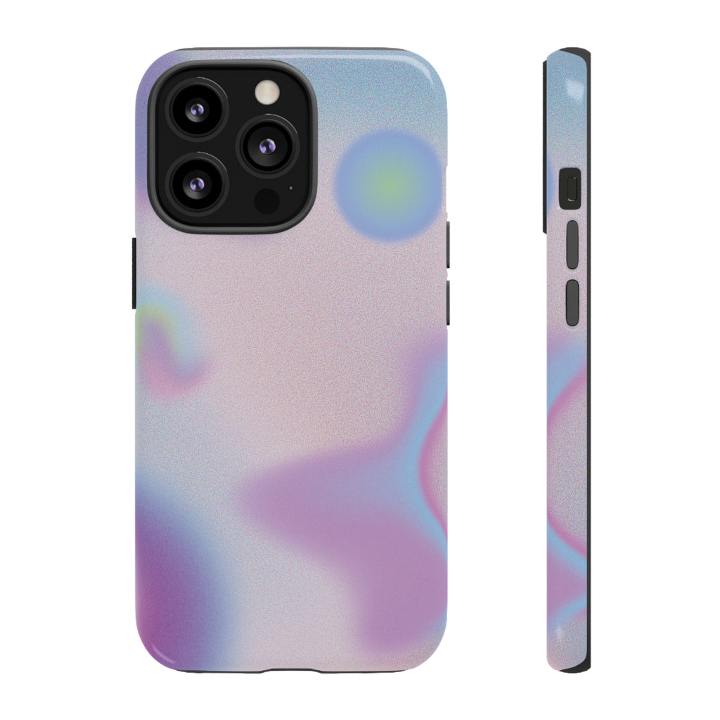 Gradient Floating Orbs Tough iPhone Case