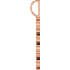 14K Rose Gold Vertical "Mama" Charm/Pendant – image 3