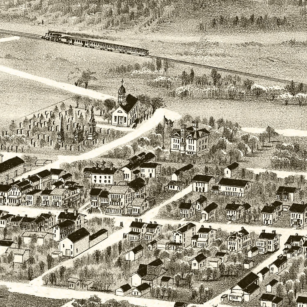 Vintage Map of Newmanstown & Sheridan, Pennsylvania 1898