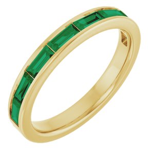 Straight Baguette Stackable Ring