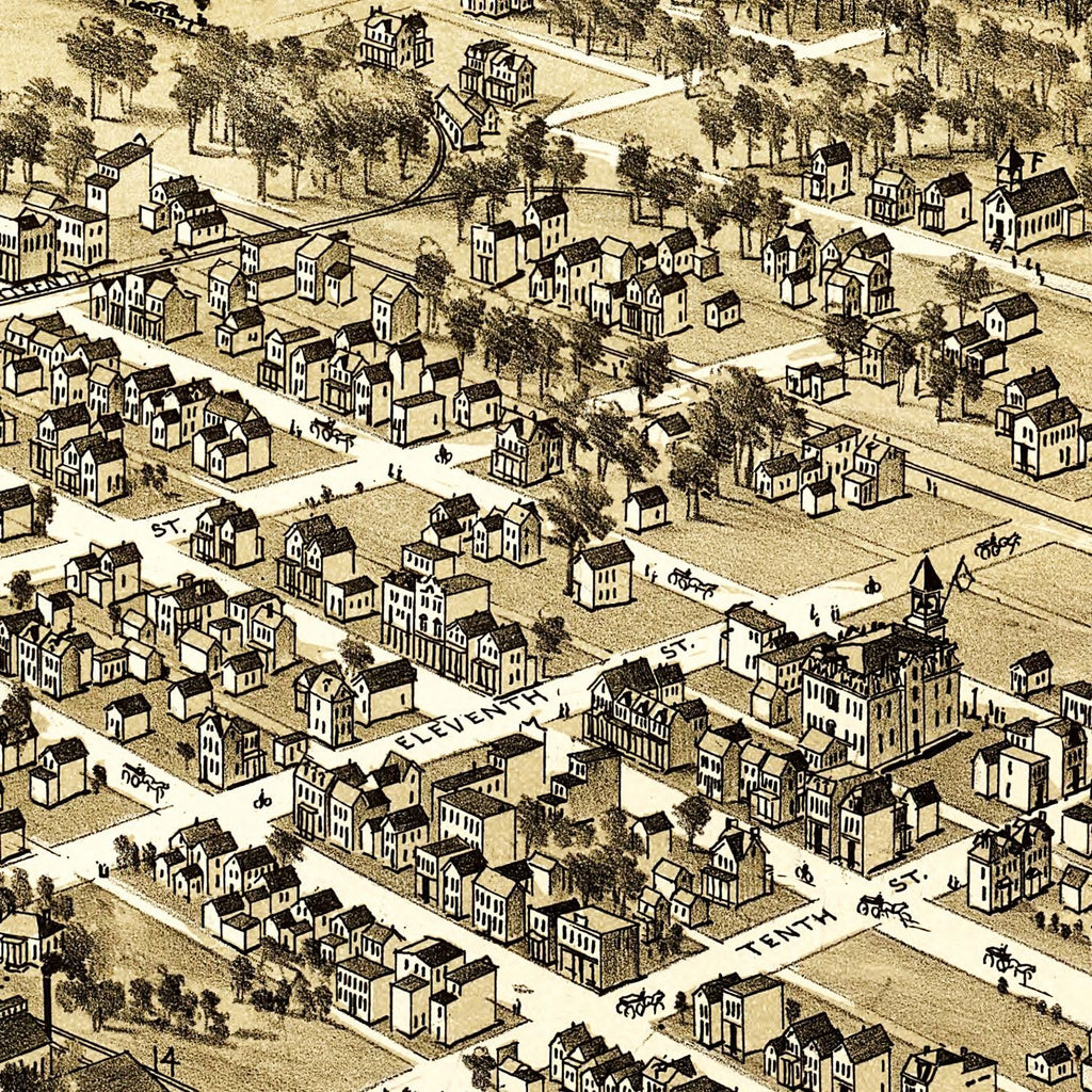 Vintage Map of New Kensington, Pennsylvania 1896
