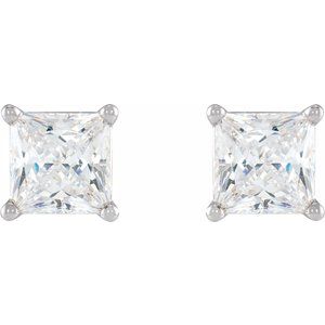 14K White Gold 1/3 CTW Natural Diamond Earrings – image 2