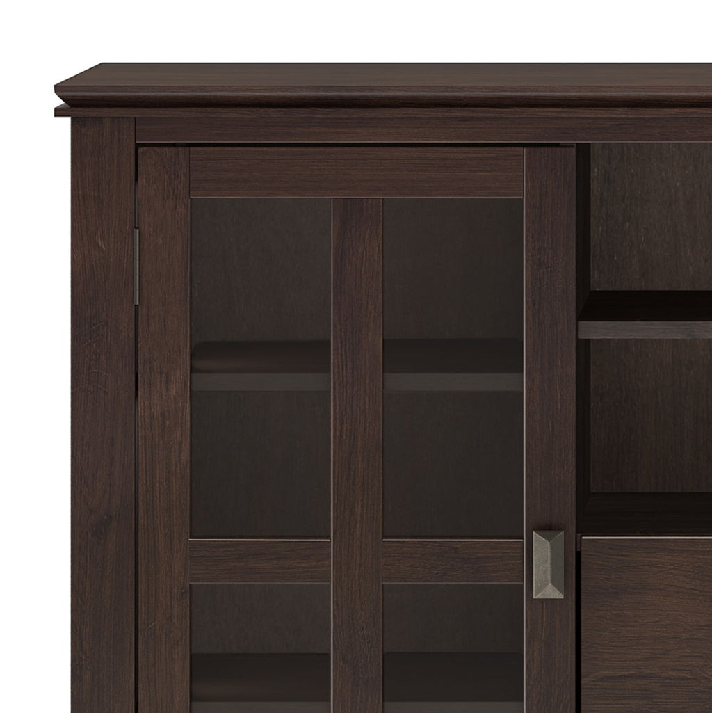 Artisan - Tall TV Media Stand - Dark Chestnut Brown