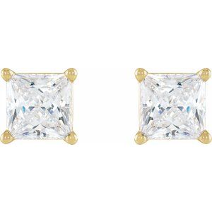 14K Yellow Gold 1/3 CTW Natural Diamond Earrings – image 2