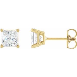 14K Yellow Gold 1/5 CTW Natural Diamond Earrings
