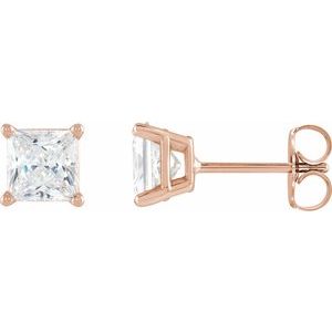 14K Rose Gold 3/8 CTW Natural Diamond Earrings