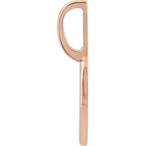 14K Rose Gold Family is Forever Heart Charm/Pendant – image 2