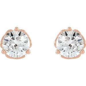14K Rose Gold 1/5 CTW Natural Diamond Celtic-Inspired Earrings – image 2