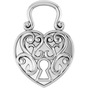 Lock Heart Pendant