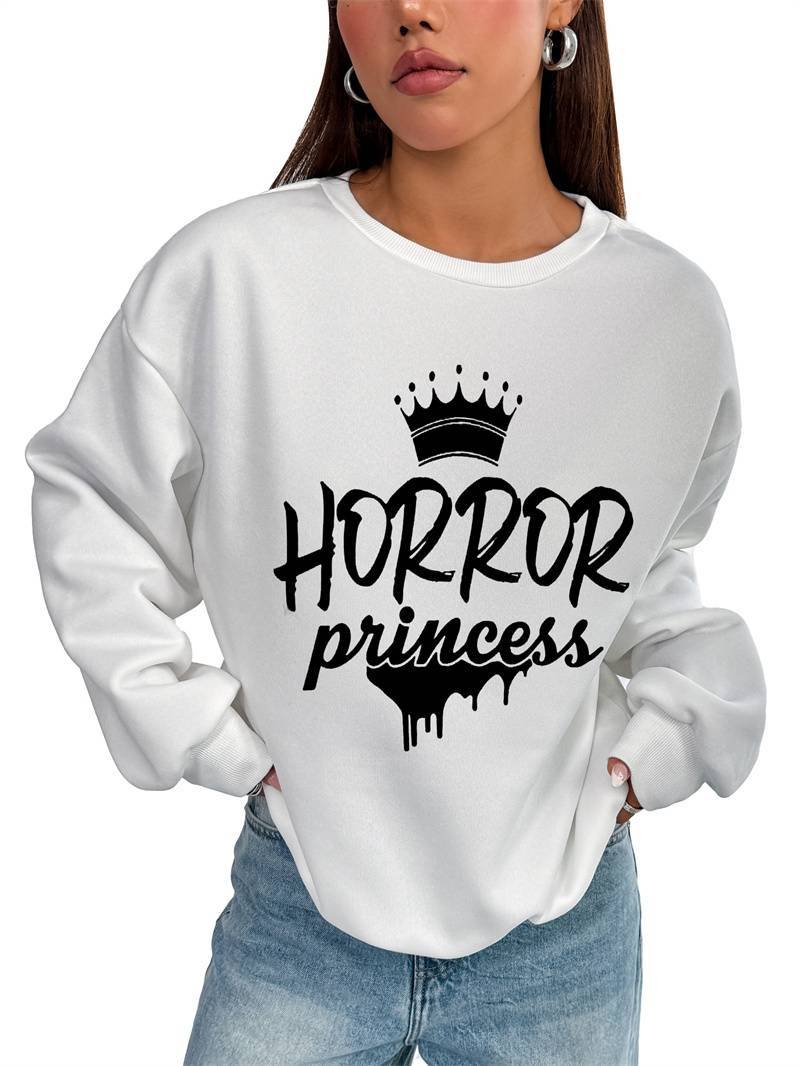 Women's Horror Princess Long Sleeve Sweatshirt
