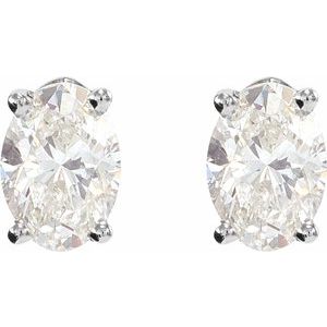 Platinum 3 5/8 CTW Lab-Grown Diamond Earrings – image 2