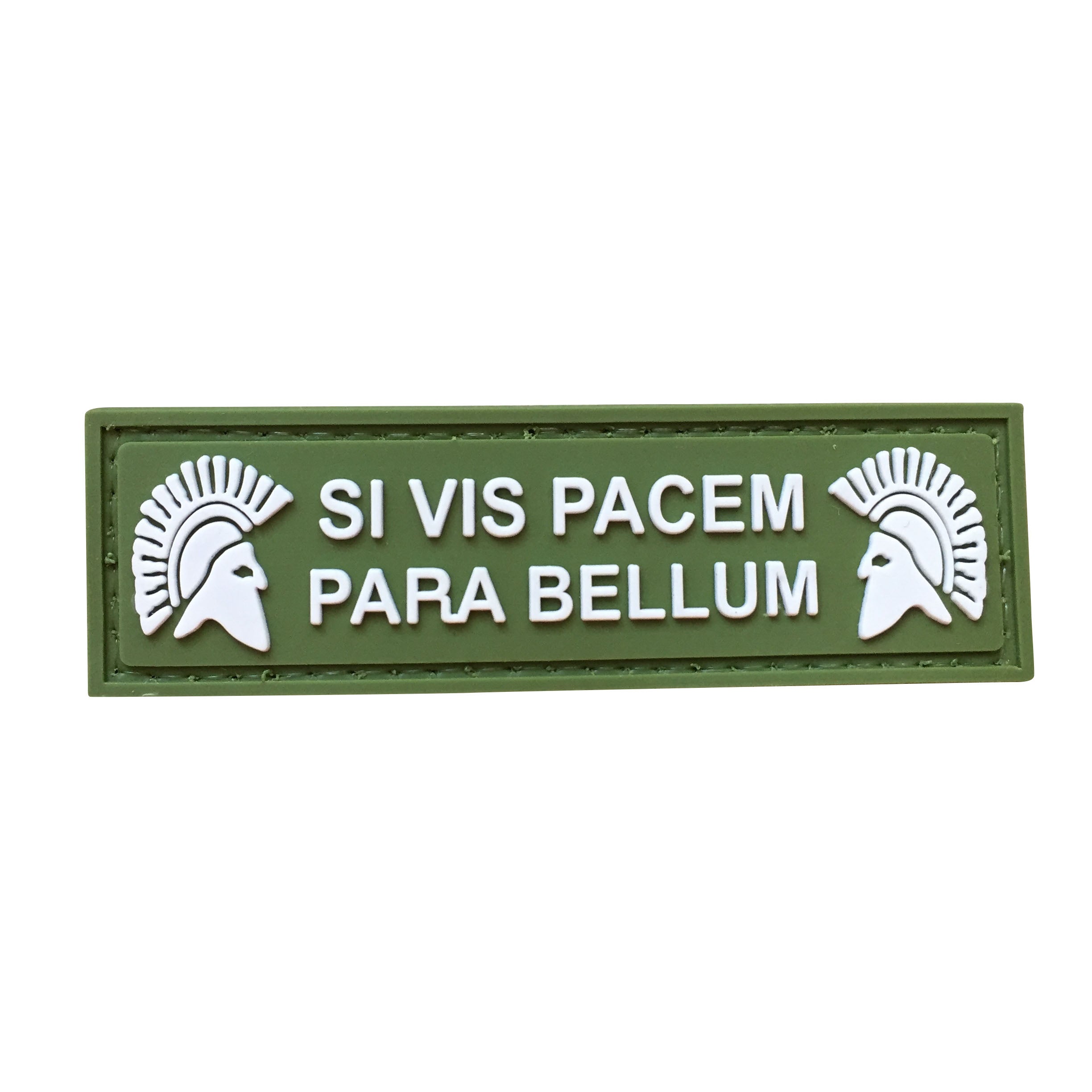 MOLON LABE SI VIS PACEM PARA BELLUM PVC Patch Green