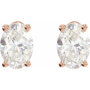 14K Rose Gold 3 5/8 CTW Lab-Grown Diamond Earrings – image 2