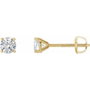 14K Yellow Gold 1/2 CTW Natural Diamond Cocktail-Style Earrings
