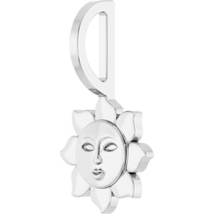 Platinum Sun Charm/Pendant