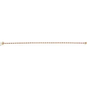 14K Yellow Gold Natural Ruby & 5/8 CTW Natural Diamond Line 7 1/4" Bracelet