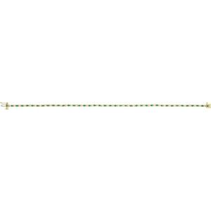 14K Yellow Gold Natural Emerald & 5/8 CTW Natural Diamond Line 7 1/4" Bracelet – image 3