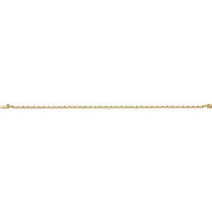 14K Yellow Gold 5/8 CTW Lab-Grown Blue Sapphire & Lab-Grown Diamond Line 7 1/4" Bracelet – image 4