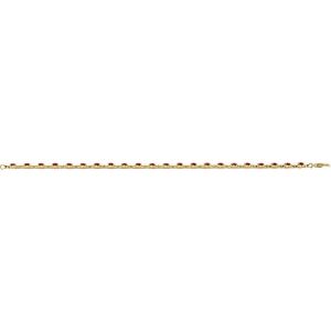 14K Yellow Gold Natural Mozambique Garnet 7 1/4" Line Bracelet – image 4