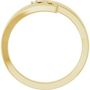 14K Yellow Gold .02 CTW Natural Diamond Ring