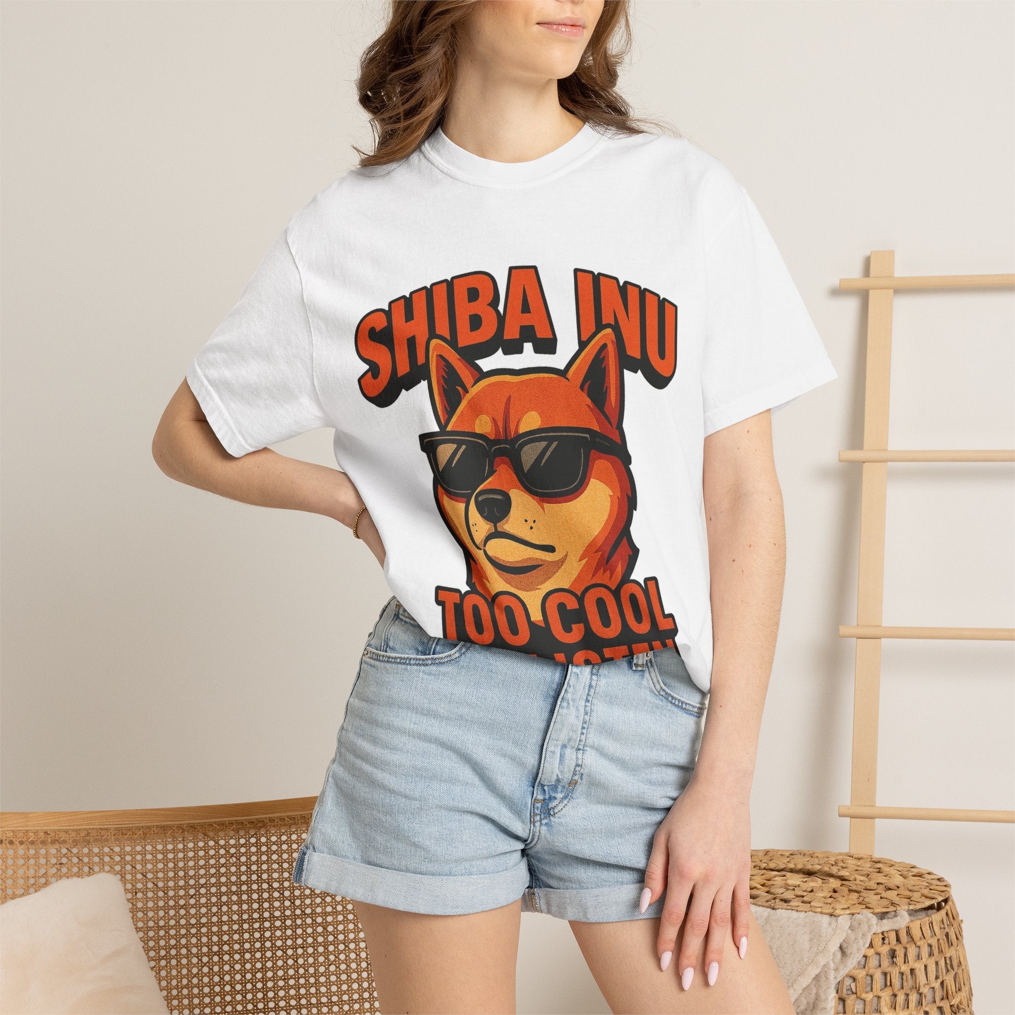 Shiba Inu "Too Cool to Listen" T-Shirt