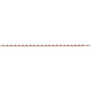 14K Rose Gold Natural Mozambique Garnet 7 1/4" Line Bracelet – image 4