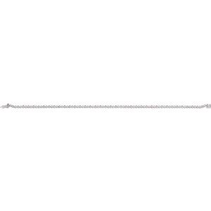 14K White Gold 5/8 CTW Lab-Grown Ruby & Lab-Grown Diamond Line 7 1/4" Bracelet – image 4