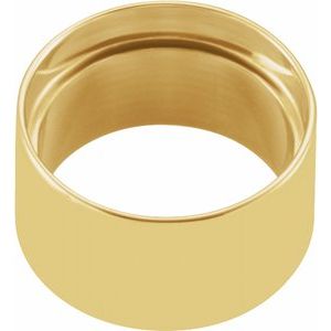 14K Yellow Gold 2.75 mm Round Bezel Setting