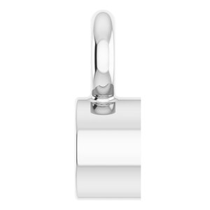 Sterling Silver 1.75 mm Round Bezel-Set Dangle