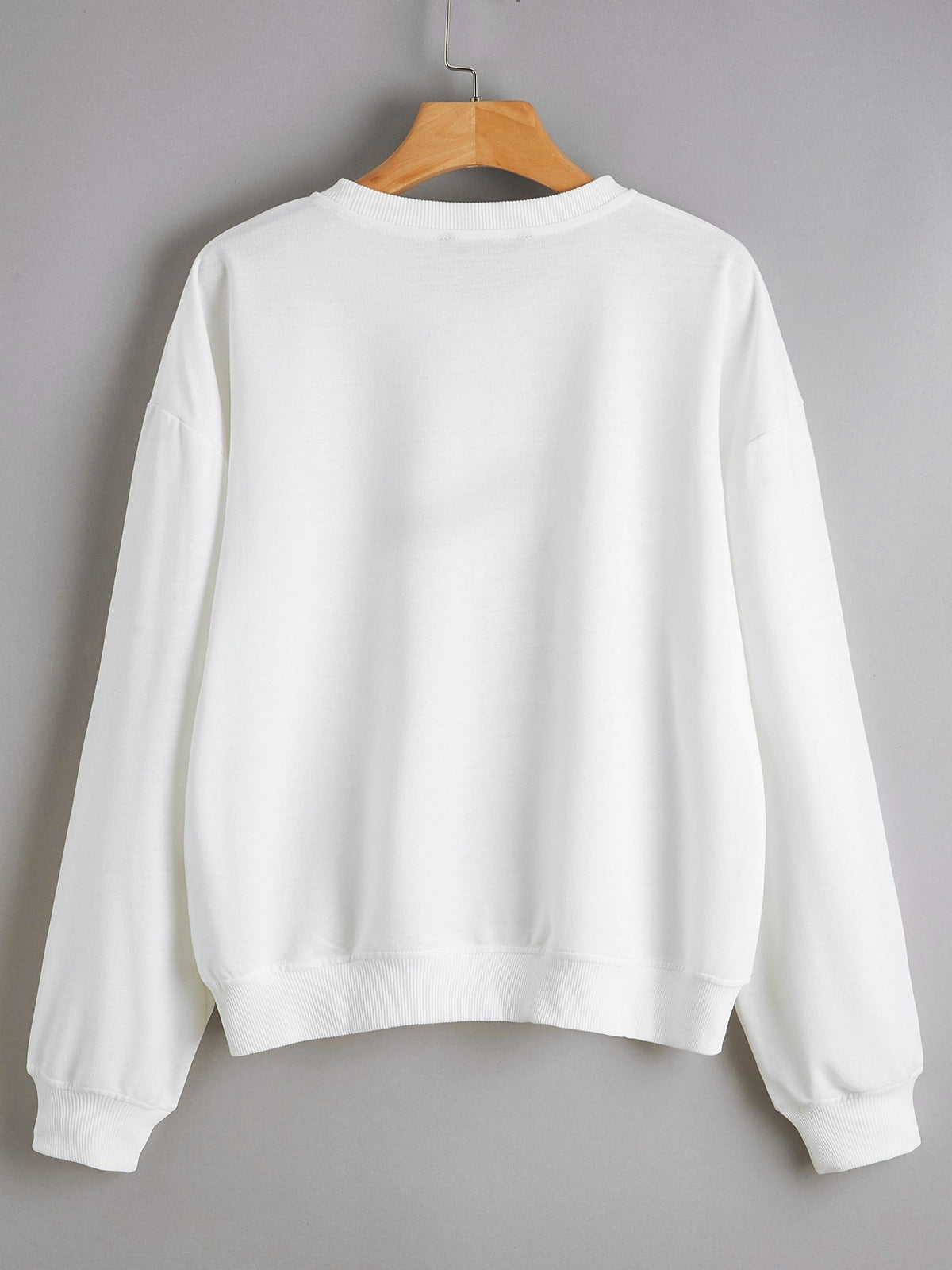 Christmas New Long Sleeve Sweatshirt Loose Girl Cartoon Sweatshirt Round Neck Printed