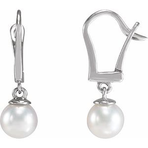 Click-In Pearl Earrings