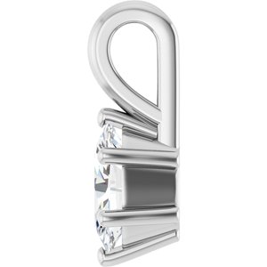 Continuum Sterling Silver 6x4 mm Oval Charm/Pendant Mounting – image 5