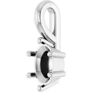 Continuum Sterling Silver 6x4 mm Oval Charm/Pendant Mounting – image 4