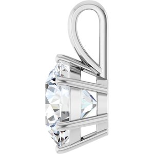Sterling Silver 11 mm Round Charm/Pendant Mounting – image 5