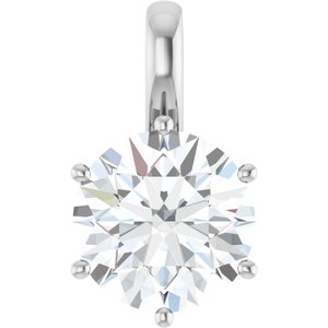 Continuum Sterling Silver 11 mm Round Charm/Pendant Mounting