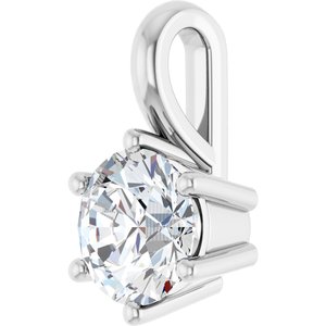 Continuum Sterling Silver 6 mm Round Charm/Pendant Mounting – image 3