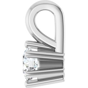 Platinum 3.5 mm Round Charm/Pendant Mounting – image 5