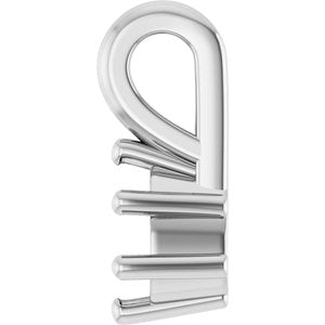Continuum Sterling Silver 4.5x3 mm Pear Charm/Pendant Mounting – image 6