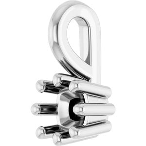 Platinum 3 mm Cushion Charm/Pendant Mounting – image 4