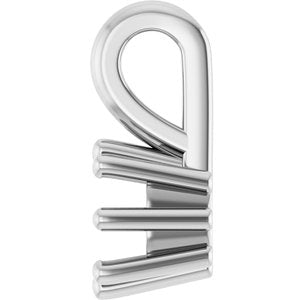 Sterling Silver 4 mm Cushion Charm/Pendant Mounting – image 6