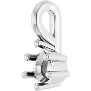 14K X1 White Gold 4x3 mm Pear Charm/Pendant Mounting – image 4