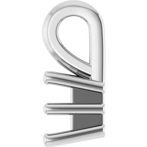 Platinum 3.5 mm Square Charm/Pendant Mounting – image 6