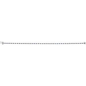 14K White Gold Natural Blue Sapphire & 5/8 CTW Natural Diamond Line 7 1/4" Bracelet – image 3