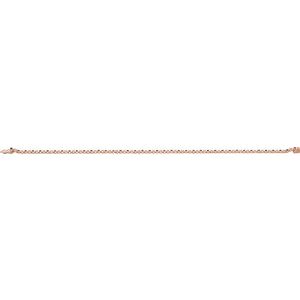 14K Rose Gold Natural Blue Sapphire & 5/8 CTW Natural Diamond Line 7 1/4" Bracelet – image 4