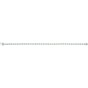 Sterling Silver 5/8 CTW Lab-Grown Emerald & Lab-Grown Diamond Line 7 1/4" Bracelet – image 3